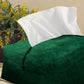 Malai Velvet - Emerald Tissue Box Trendy Home