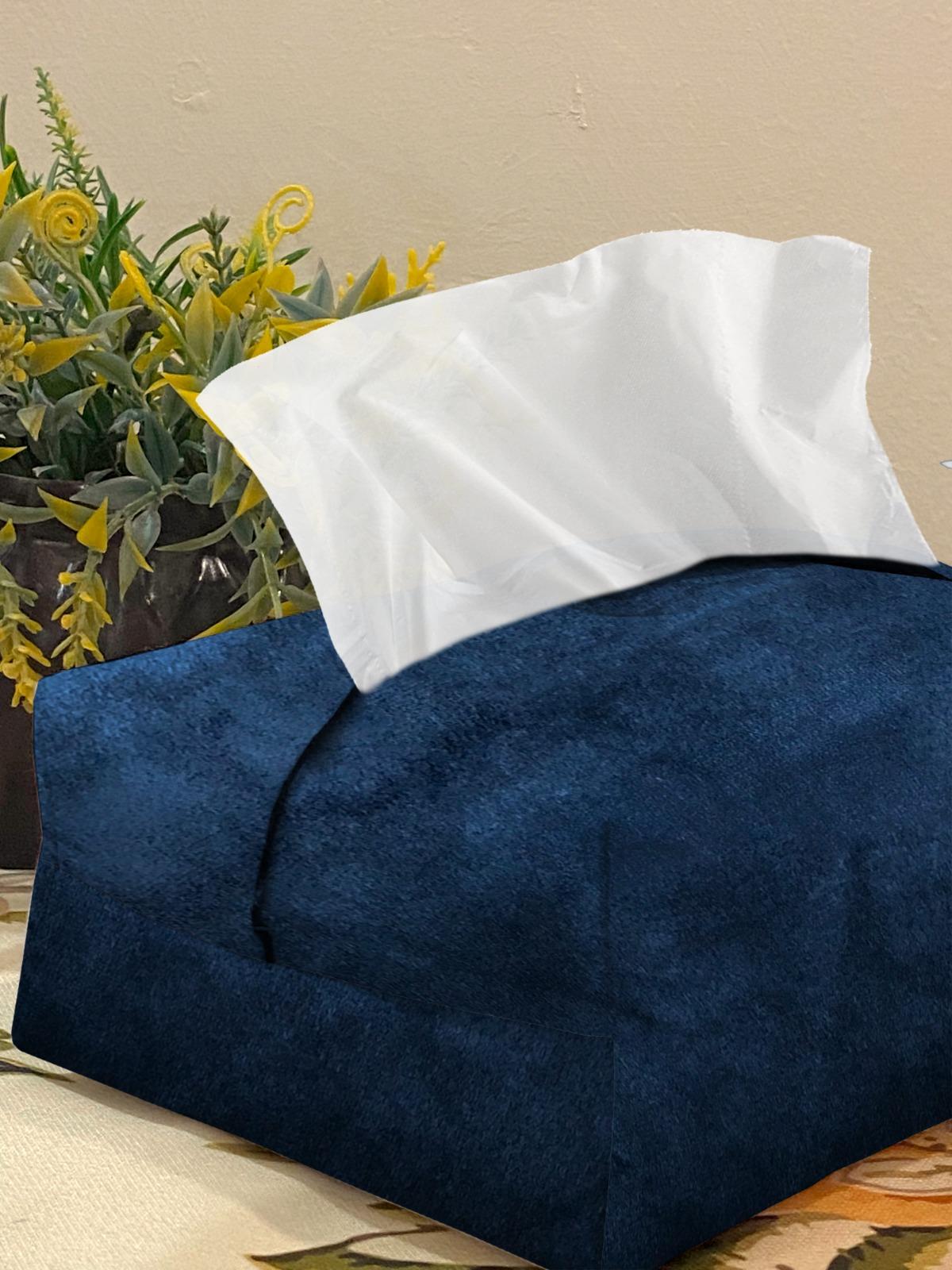 Malai Velvet - Midnight Tissue Box Trendy Home