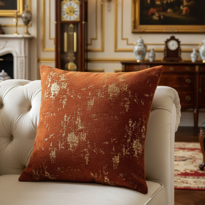 Shanghai Velvet - Rust Cushion Cover Trendy Home