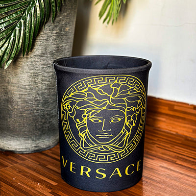 Black Versace Dustbin Clearance Sale 2024