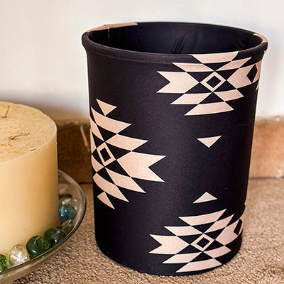 Rugged Black Dustbin Trendy Home