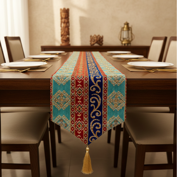 Hand Sequin - Forest Table Runner Trendy Home