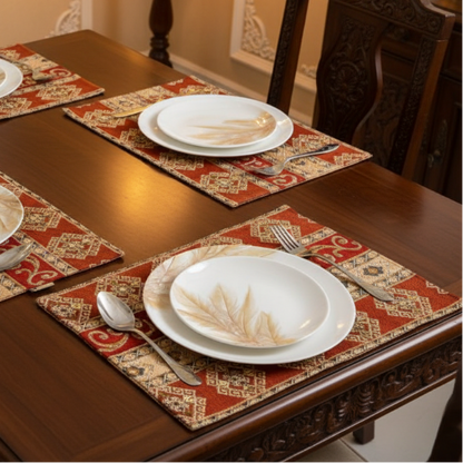 Hand Sequin - Scarlet Table Mat trendy home