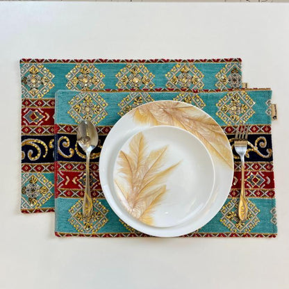 Hand Sequin - Forest Table Mat trendy home