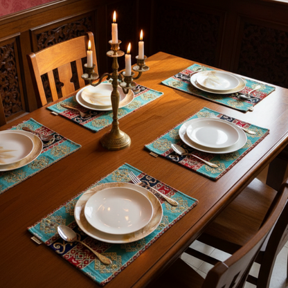 Hand Sequin - Forest Table Mat trendy home