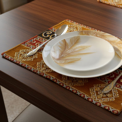 Hand Sequin - Mustard Table Mat trendy home