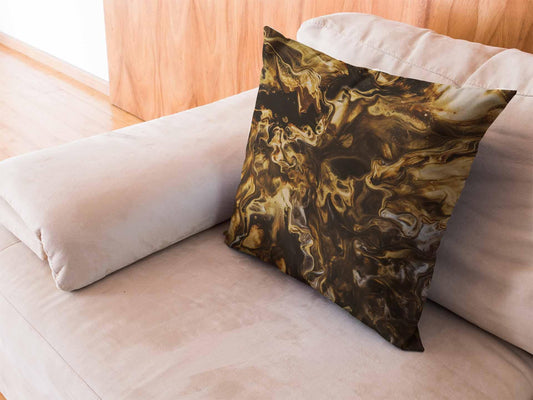 Iron Pyrite Marble-Stone Cushion Cover Trendy Home