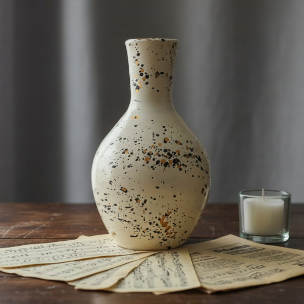 Manor Flask - Ivory Studio Vase