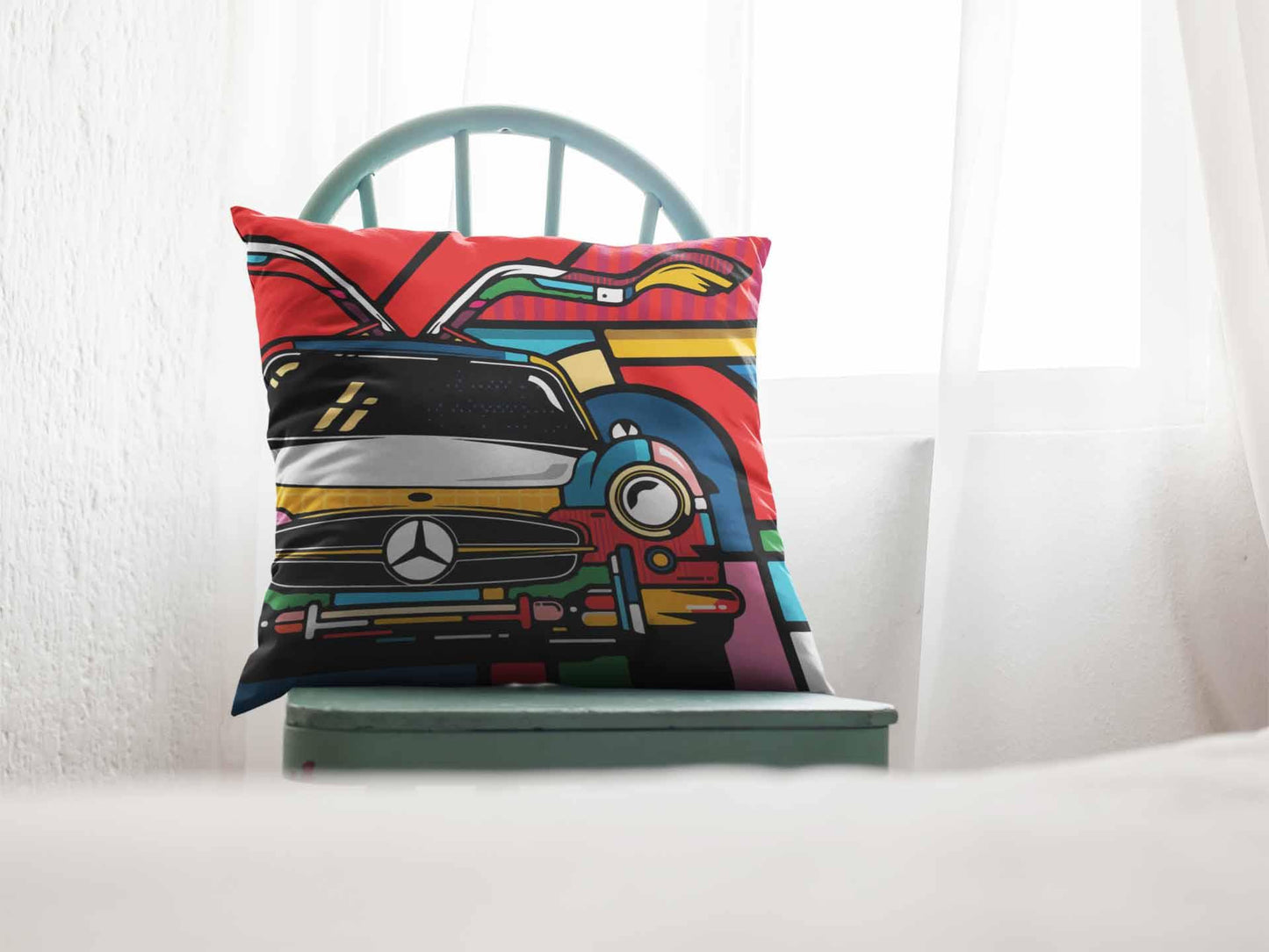 Mercedes Art Cushion Cover Trendy Home