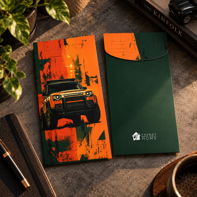 Rust & Rugged Envelope Trendy Home