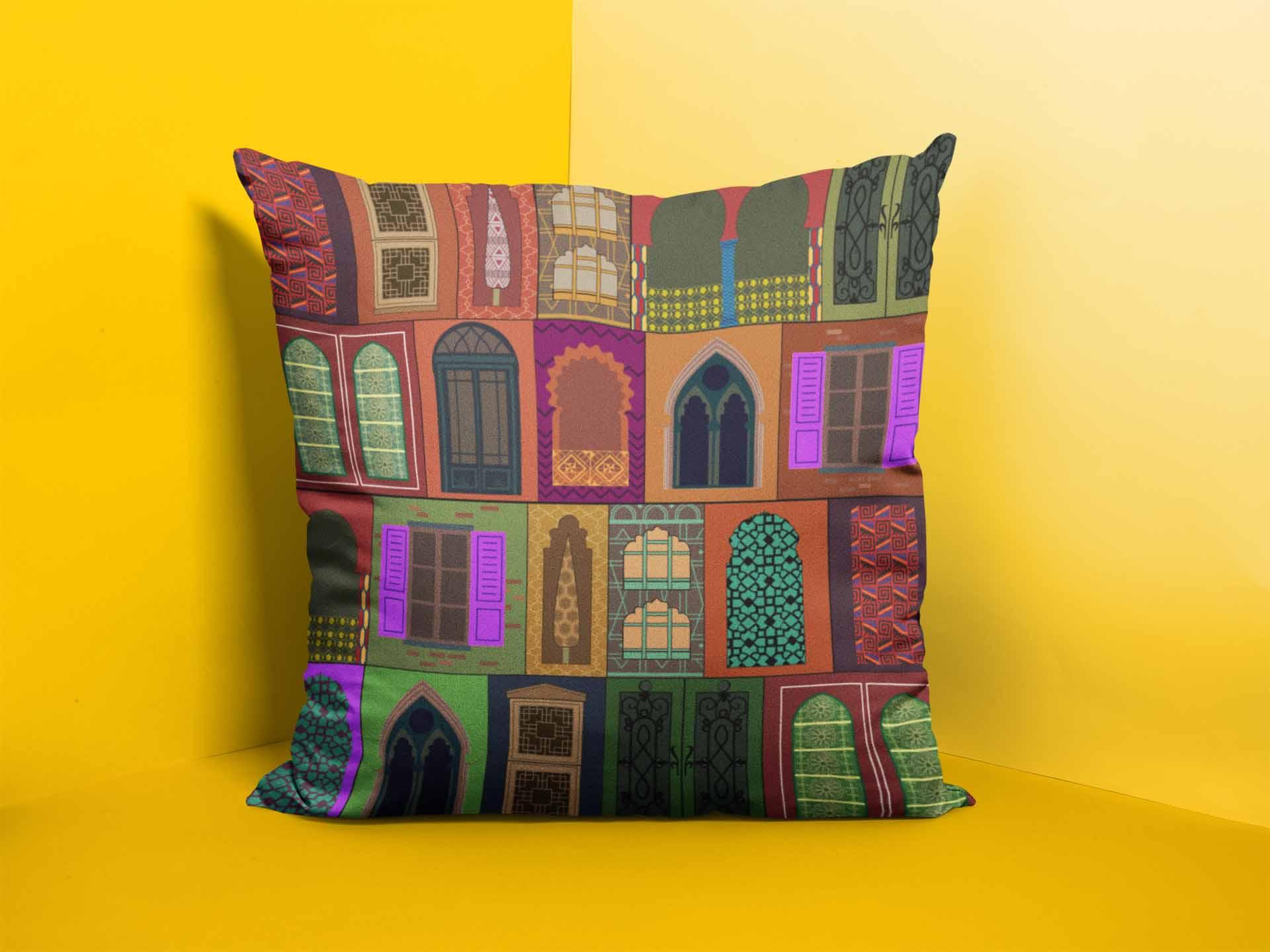 Mughal Glory Cushion Cover Clearance Sale 2024