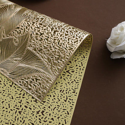 Pvc - Gold Scenery Table Mat