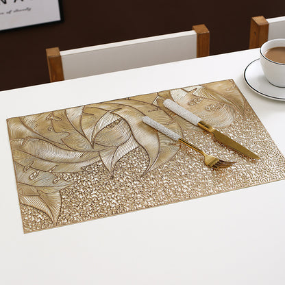 Pvc - Gold Scenery Table Mat