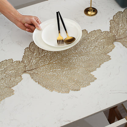 Pvc - Gold Sea Coral Table Runner