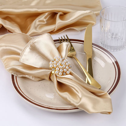 Jeweled Pearl Napkin Holder Trendy Home