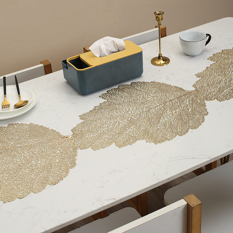 Pvc - Gold Sea Coral Table Runner