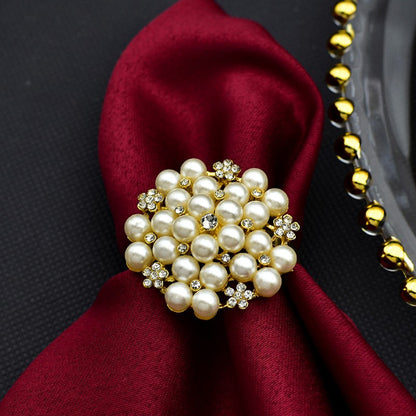Jeweled Pearl Napkin Holder Trendy Home