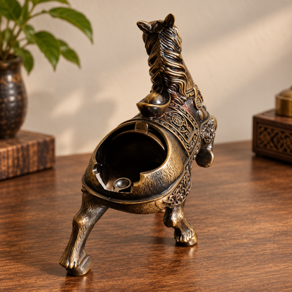 Matellaic Horse Ash Tray (Broken Tail)