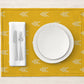 Yellow Canvas Table Mat trendy home