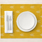 Yellow Canvas Table Mat table mat sale