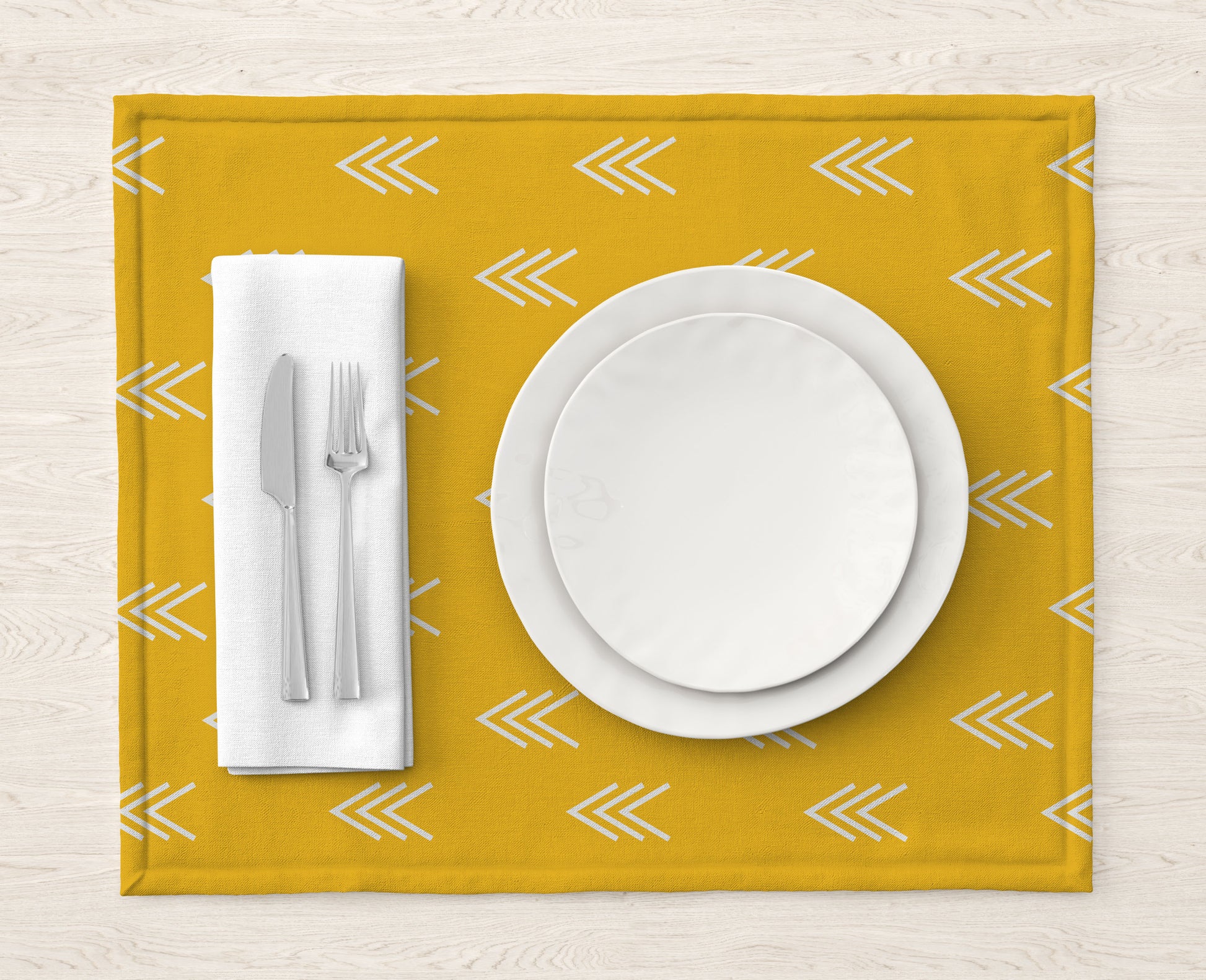 Yellow Canvas Table Mat trendy home