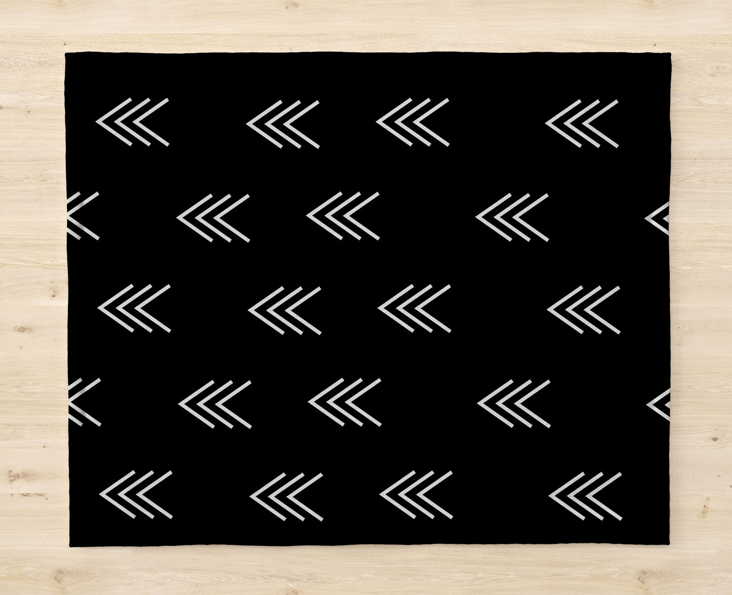 Black Canvas Table Mat trendy home