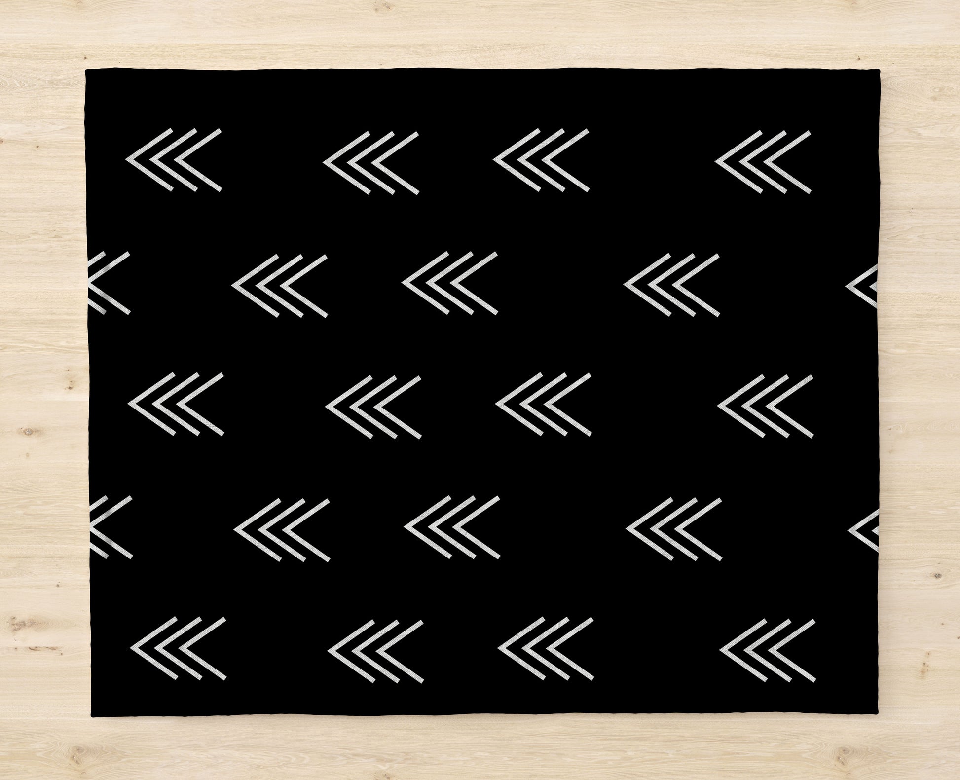 Black Canvas Table Mat trendy home
