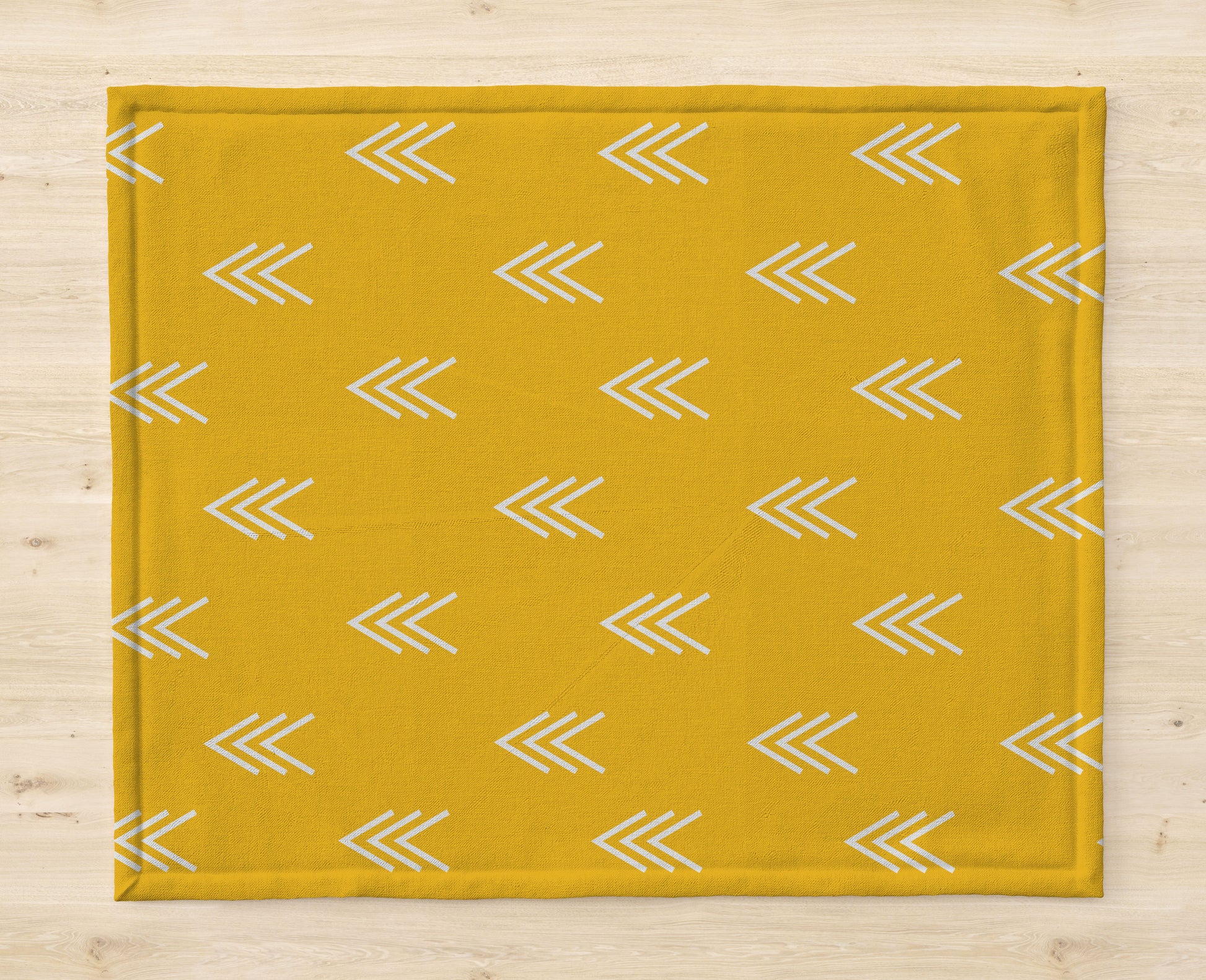 Yellow Canvas Table Mat trendy home