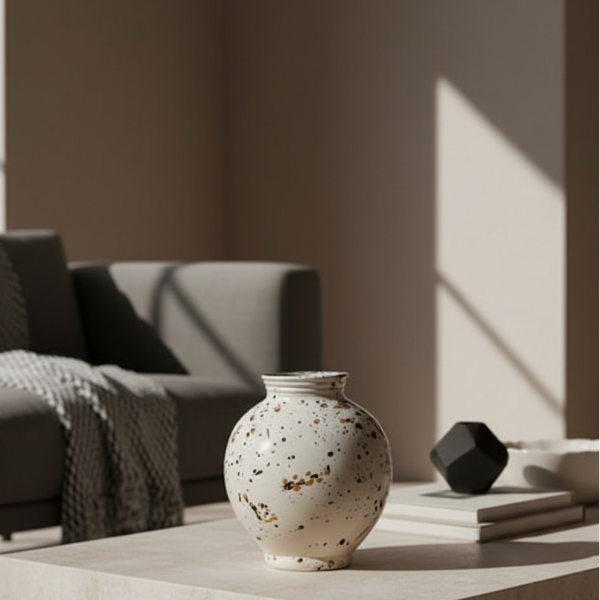 Belly Jar - Ivory Studio Vase Trendy Home