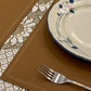 Premium Leather - Brown Table Mat Trendy Home