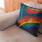 Rainbow Paint Stroke Cushion Cover cushion cover sale