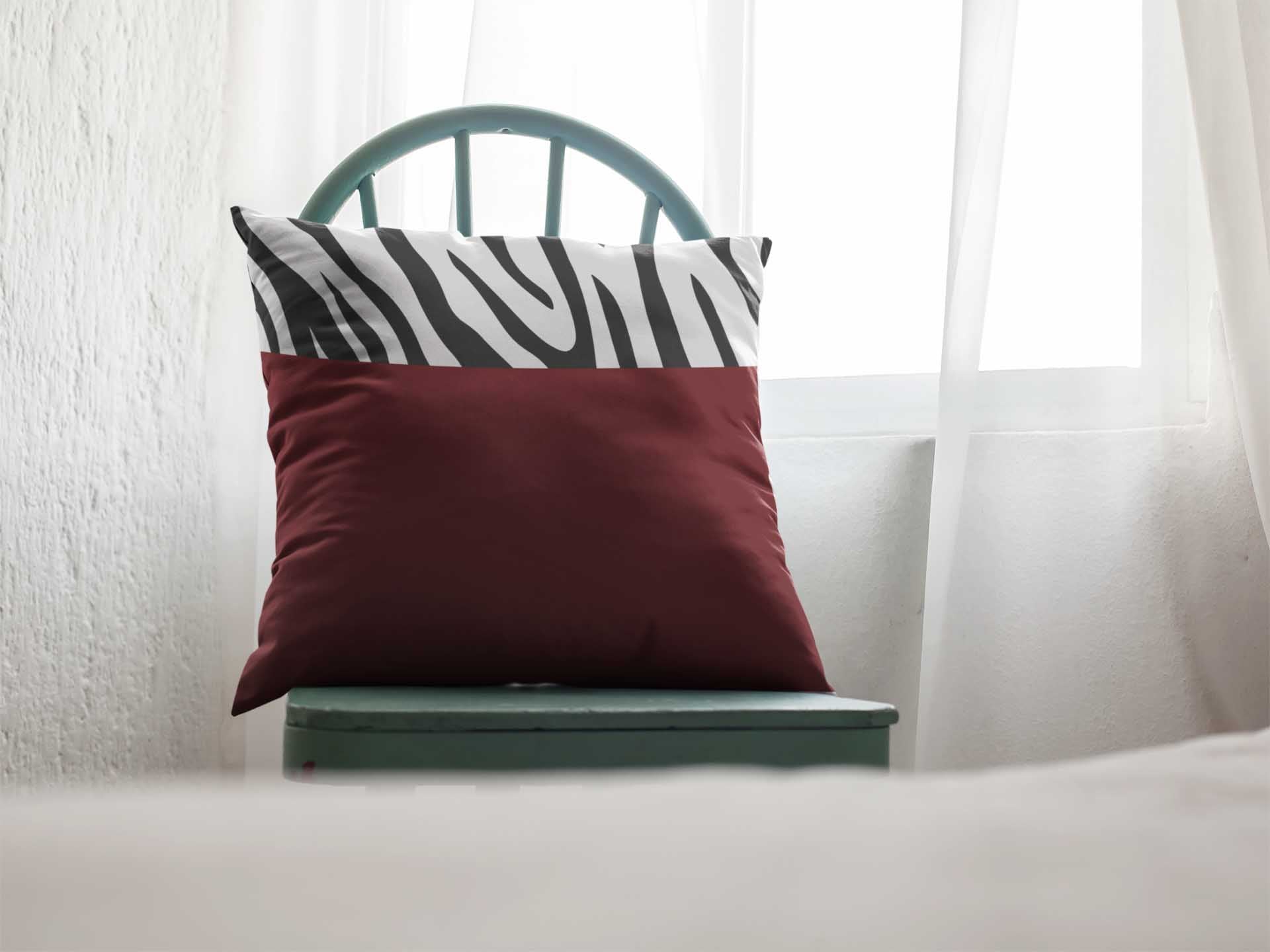 Red Tribune Cushion Cover Trendy Home