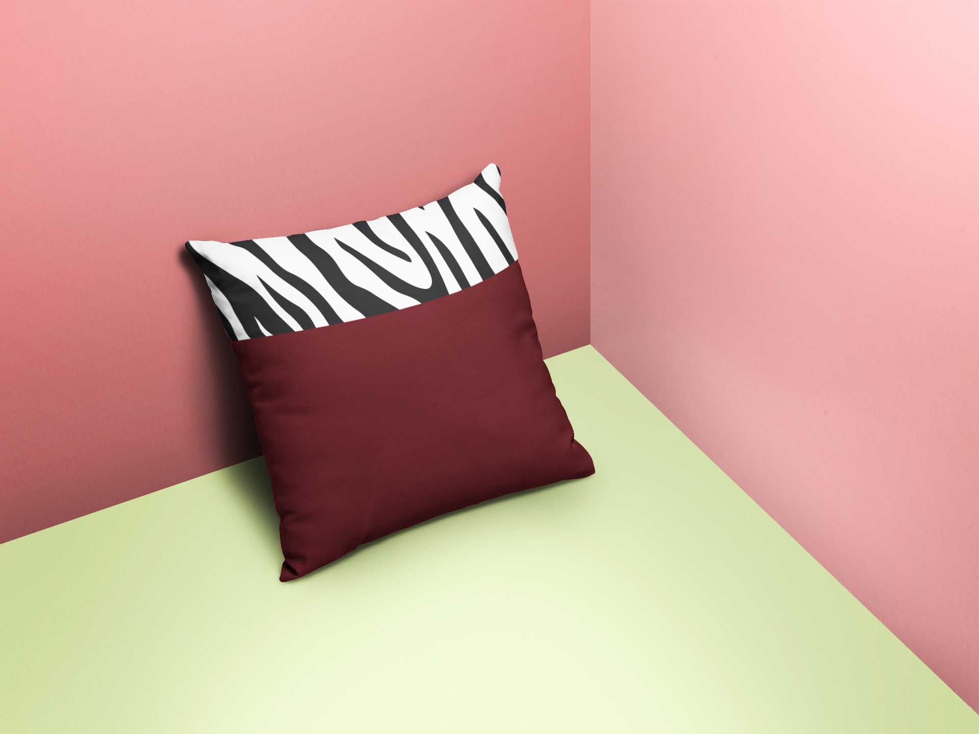 Red Tribune Cushion Cover Trendy Home