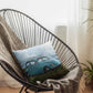 Retro Blues Cushion Cover Trendy Home