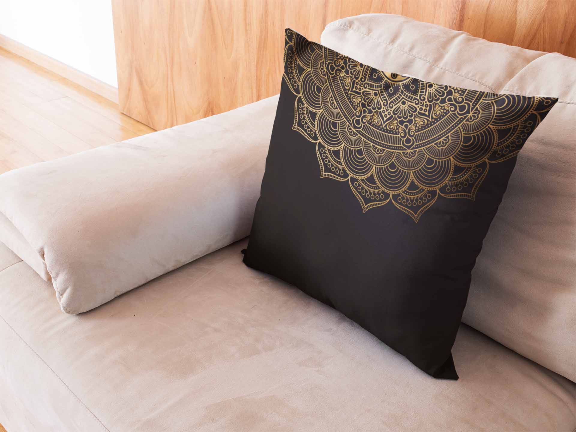 Rujhan Elegans Black Cushion Cover Trendy Home