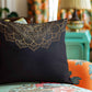 Rujhan Elegans Black Cushion Cover cushion cover sale