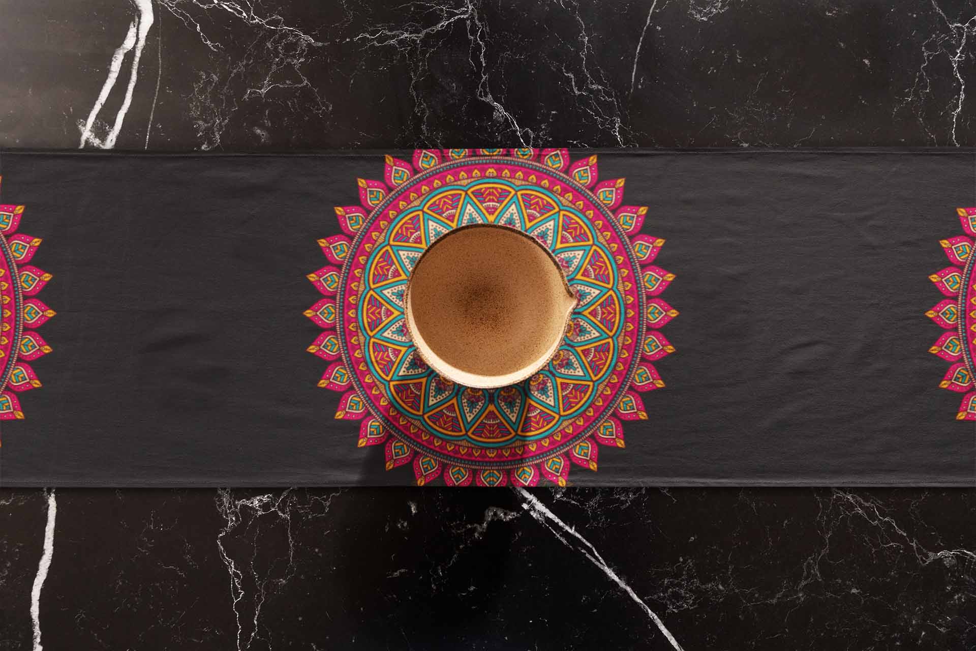 Rujhan Elegans Crown Table Runner Trendy Home