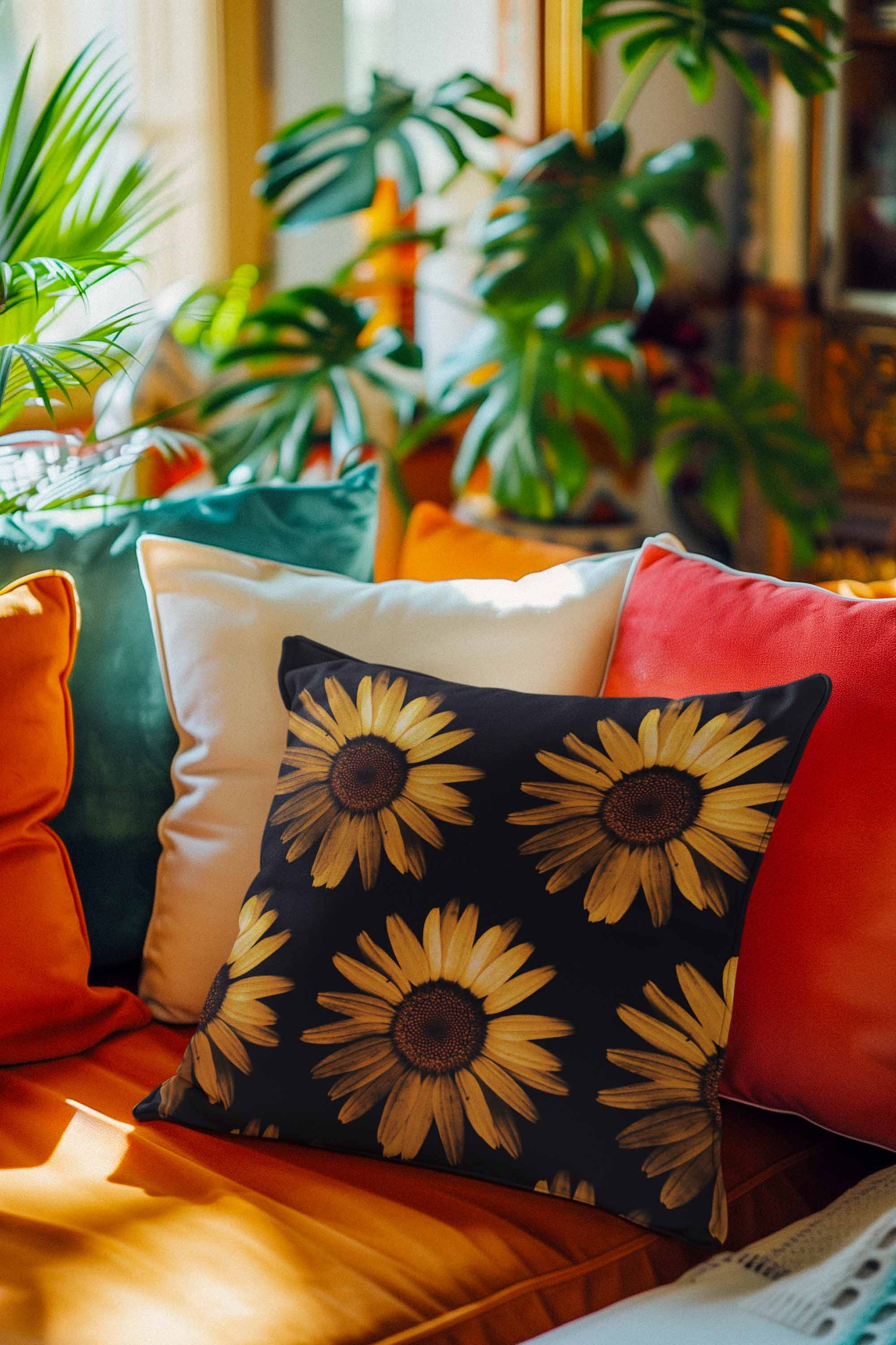 Sunflower Cushion Cover Clearance Sale 2024