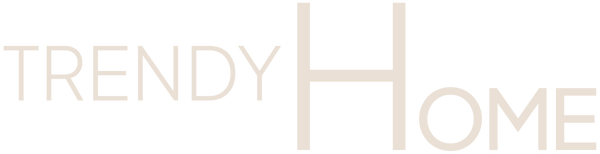 Logo of Trendy Home with a stylized 'H' on a white background