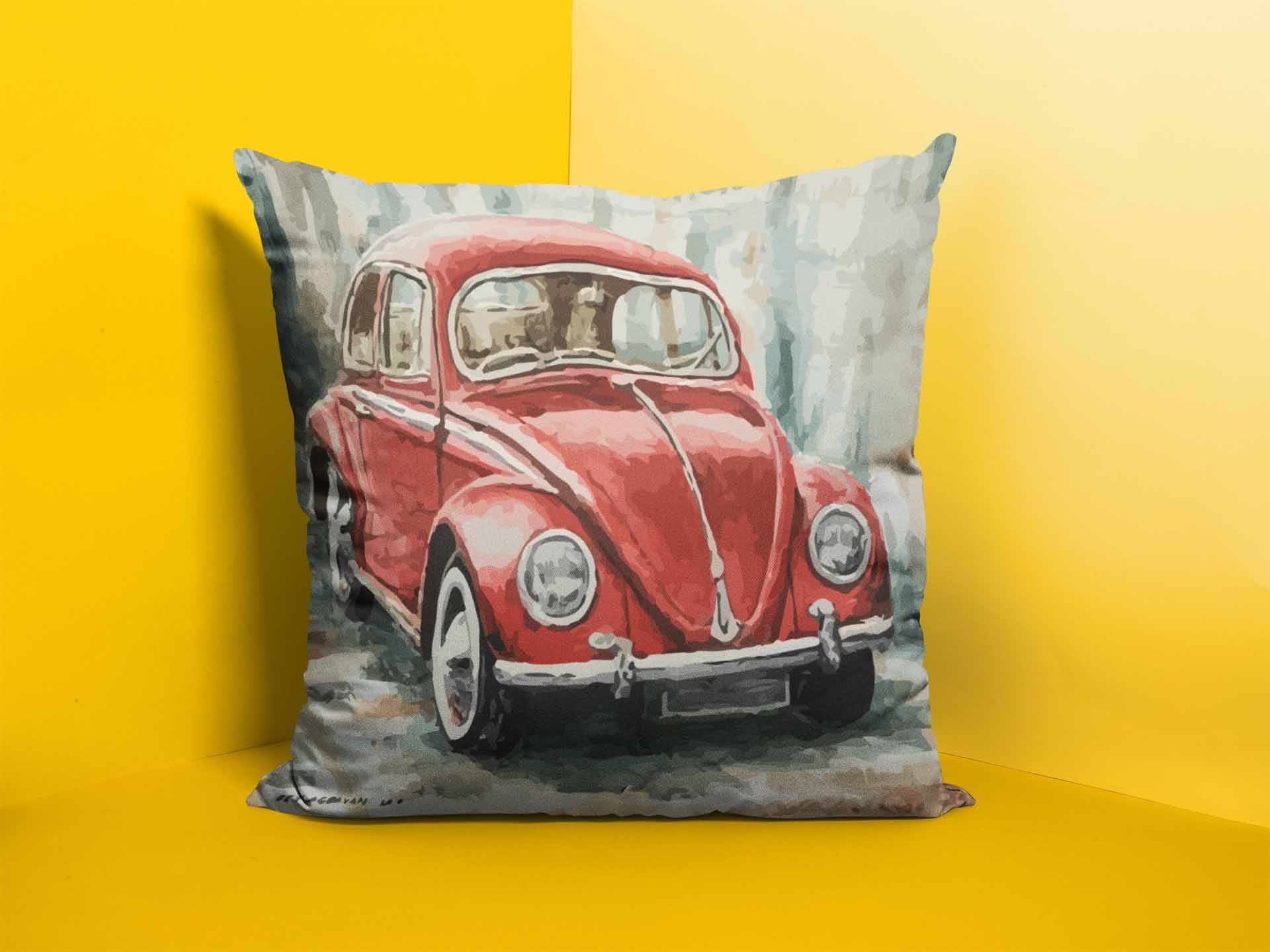 Volkswagen Beetle Cushion Cover Clearance Sale 2024