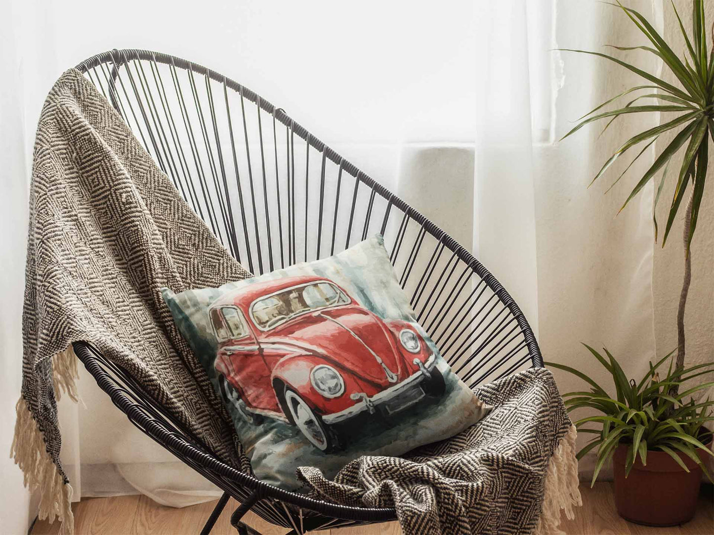 Volkswagen Beetle Cushion Cover Clearance Sale 2024