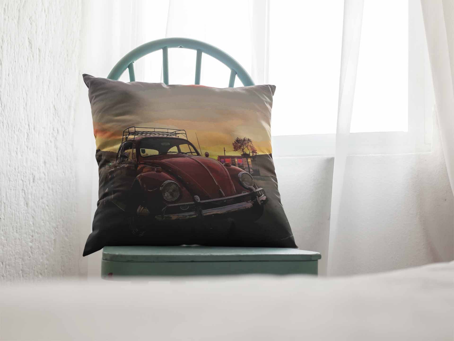 Volkswagen Sunset Cushion Cover cushion cover sale