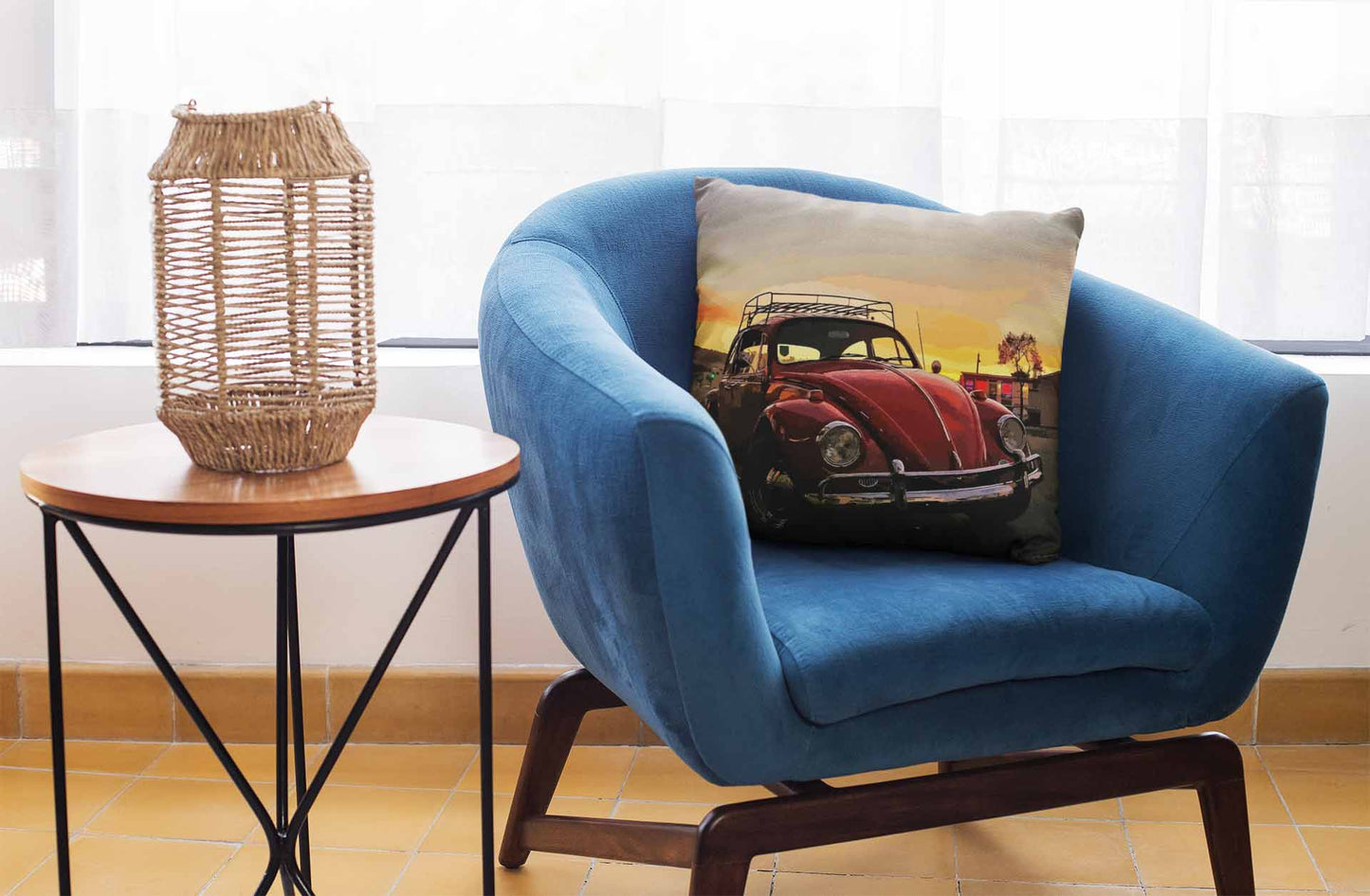 Volkswagen Sunset Cushion Cover cushion cover sale