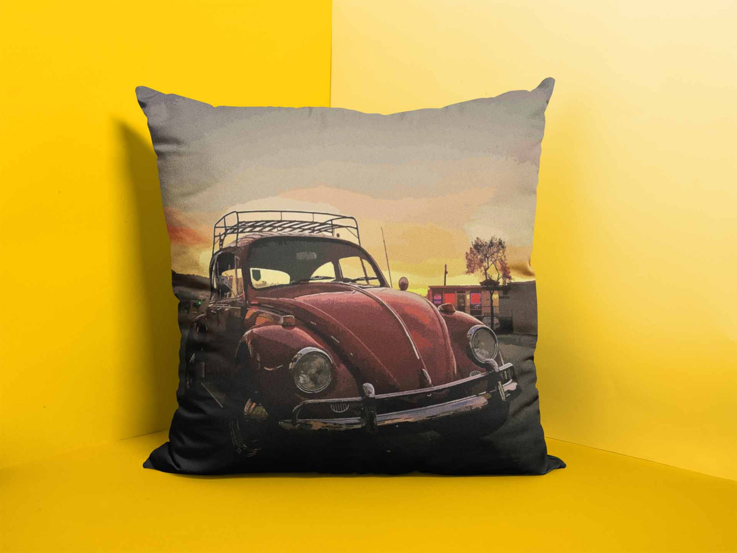 Volkswagen Sunset Cushion Cover cushion cover sale