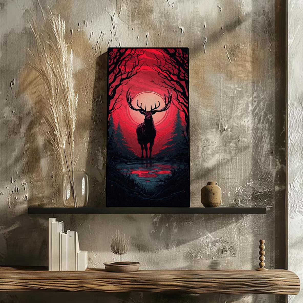 Barasingha Art Portrait trendy home