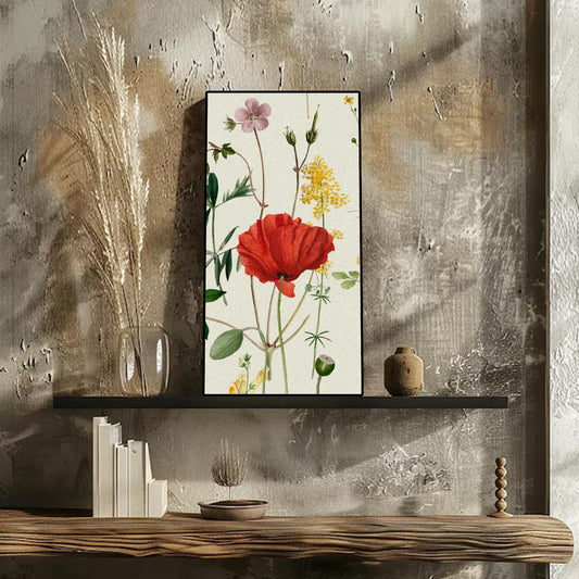 White Rosey Art Potrait trendy home