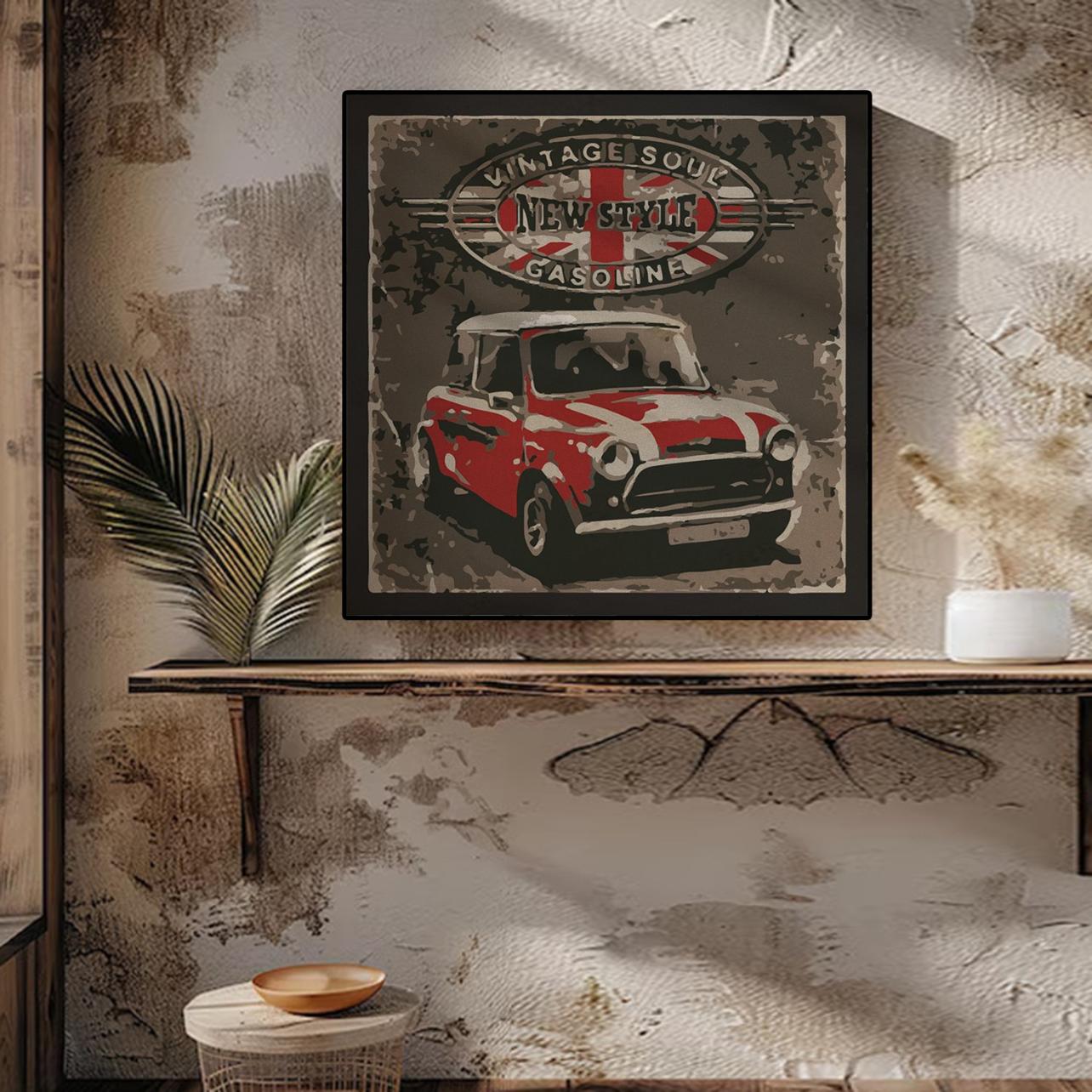 Gasoline Buff Art Portrait trendy home