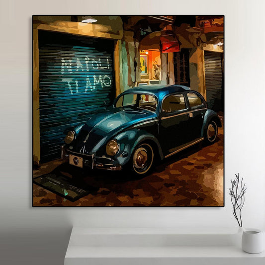 VW Downtown Art portrait trendy home