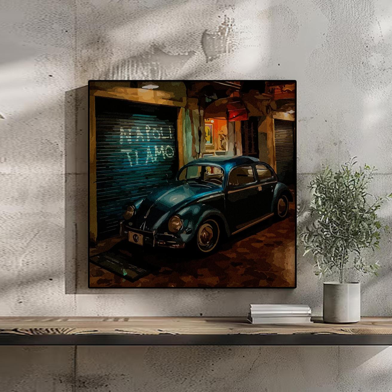 VW Downtown Art portrait trendy home