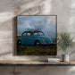 Retro Blues Art Portrait trendy home